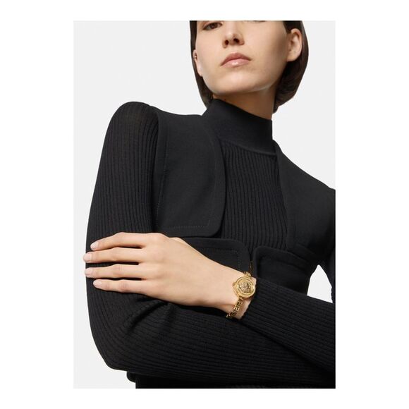 Versace Medusa Secret Bracelet Watch Gold Womens - Picture 7 of 8